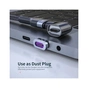 Перехідник USB-C magnetic 100W 5Gbps 90° corner Essager (EZJT-QZG01) - зменшене зображення 8