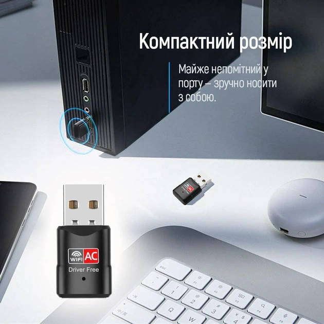 Бездротовий адаптер ColorWay Wi-Fi (CW-AD-W2) - picture 9