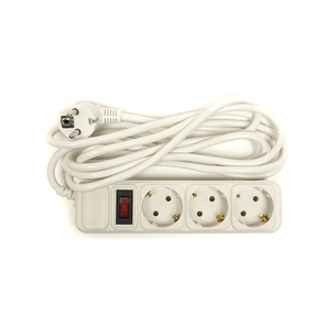Мережевий фільтр живлення PowerPlant 3 м, 3 розетки, евростандарт (JY-1054/3) (PPSA10M30S3) зображення 1