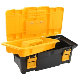 Ящик для інструментів Tolsen 34х18х13 см, 3 органайзера, піддон (80190) зображення 1