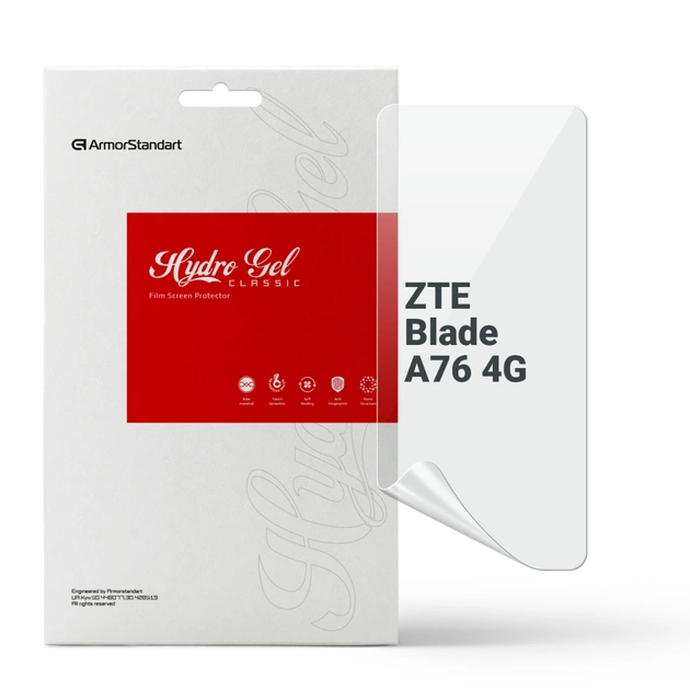 Пленка защитная Armorstandart hydrogel ZTE Blade A76 4G (ARM87511) - изображение 1