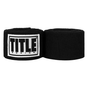 Бинт для спорта Title Boxing Semi Elastic 210" Extra Long Black (SMXLHW L BK) изображение 1