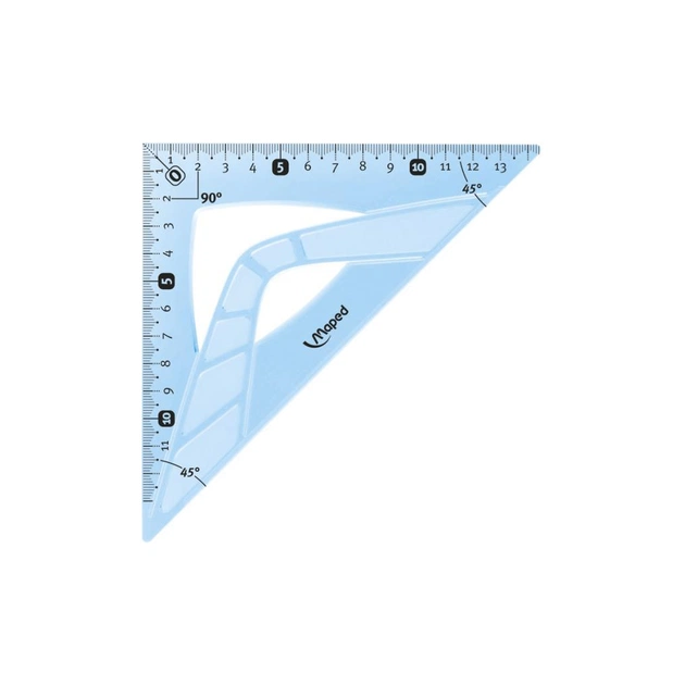 Лінійка Maped Косинець UNBREAKABLE 45гр/210мм (гіпотенуза) пластик (MP.244421) - изображение 3