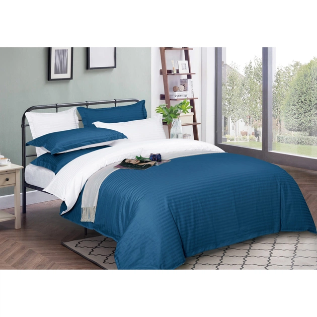 Підковдра MirSon Satin Stripe 30-0019 + 30-0001 Fatima 160х220 см (2200005264621) - зображення 1