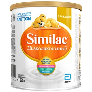 Дитяча суміш Similac Низьколактозна 375 г (8427030004952) зображення 1