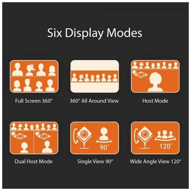 Веб-камера J5create JVCU360-N 360 Rundum USB-A/C (JVCU360-N) - picture 10