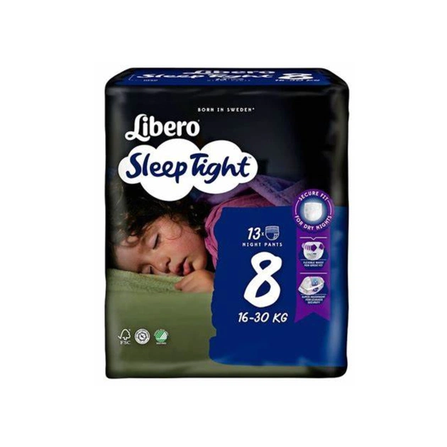 Підгузки Libero Sleep Tight Розмір 8 (16-30 кг) 13 шт (7322541193854) - зображення 1