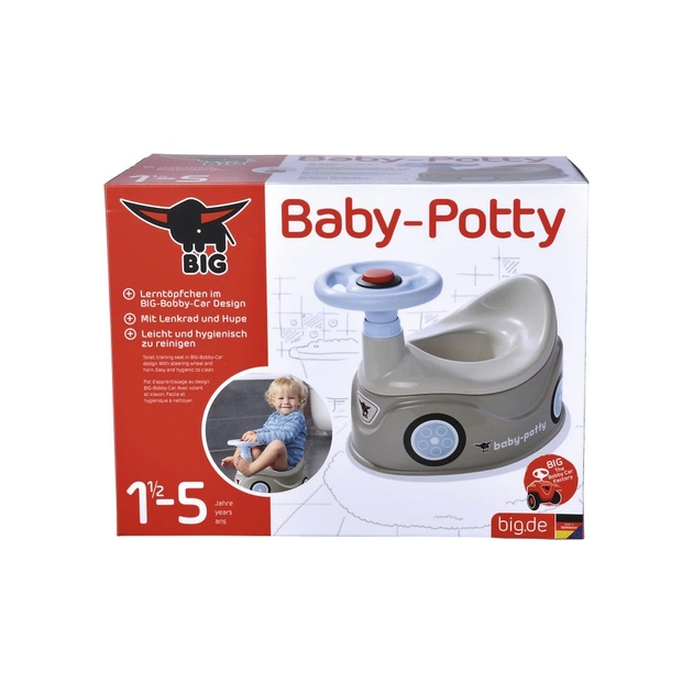 Горщик Big з кермом та сигналом Сірий 18 місяців (54801) - зображення 3