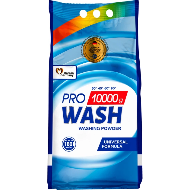 Пральний порошок Pro Wash Універсальний 10 кг (4260637722089) - зображення 1