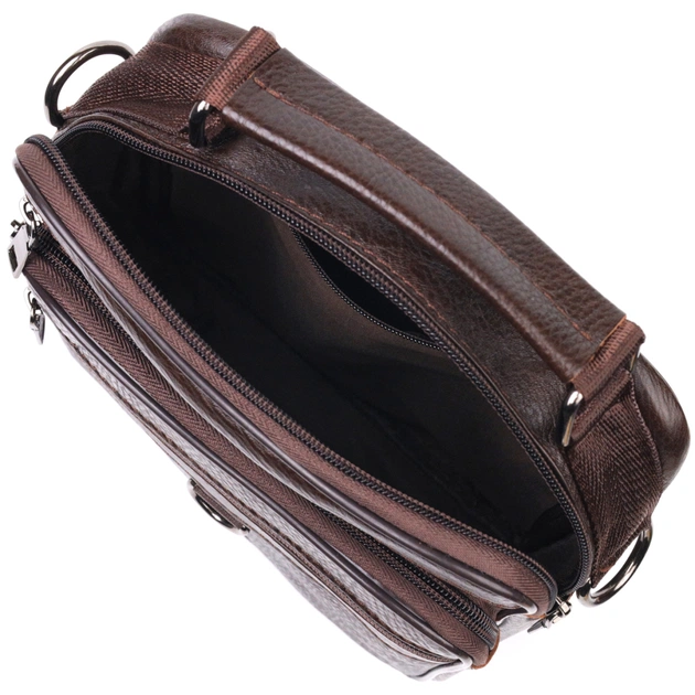 Сумка Vintage Шкіряна Коричнева (21272) - зображення 7