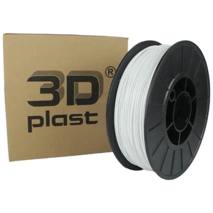 Пластик для 3D-принтера 3Dplast PLA 1.75мм, 0.85кг, white (3DPLA17508WT) зображення 1