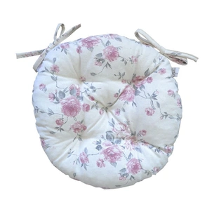 Подушка на стілець Прованс кругла Bella Троянди D-40 (4823093416512) зображення 1