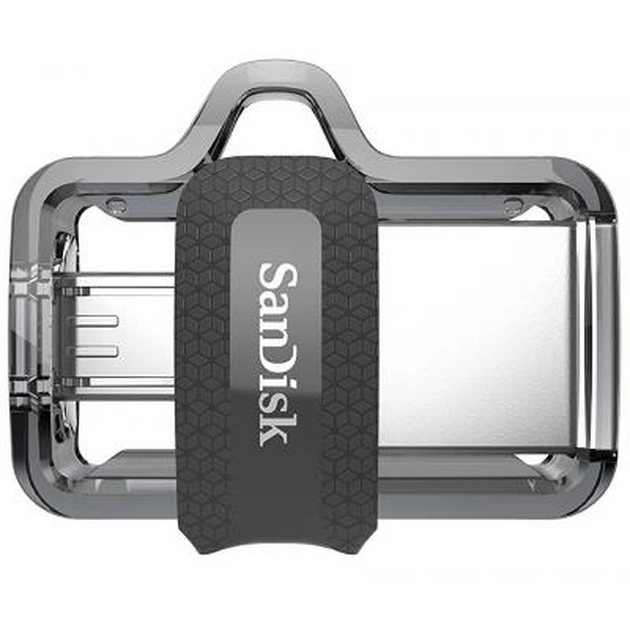 USB флеш накопичувач SanDisk 16GB Ultra Dual Black USB 3.0 OTG (SDDD3-016G-G46) - зображення 1