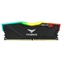 Модуль пам'яті для комп'ютера DDR4 8GB 2400 MHz Delta Series RGB black Team (TF3D48G2400HC15B01) - зменшене зображення 1