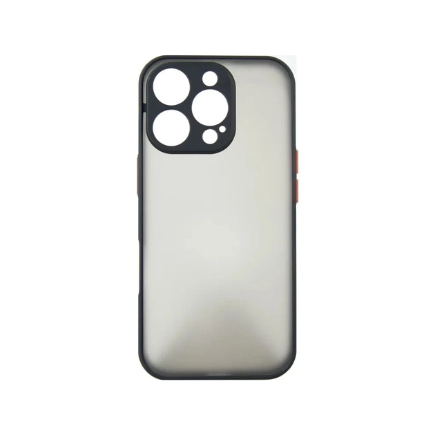 Чохол до мобільного телефона Dengos Matte iPhone 16 Pro (black) (DG-TPU-MATT-150) - зображення 1