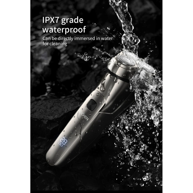 Електробритва Xiaomi Enchen Steel 3S Black/Gold - зображення 3