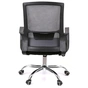 Офісне крісло Аклас Конвалія BL Tilt Сірий (Сірий/Чорний) (00160109) - зменшене зображення 4