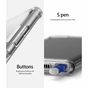 Чохол до мобільного телефона Ringke Fusion для Samsung Galaxy Note 10 (Clear) (RCS4529) - зменшене зображення 3