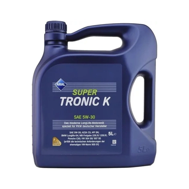 Моторное масло Aral SuperTronic K 5W-30, 5л (73277) - изображение 1