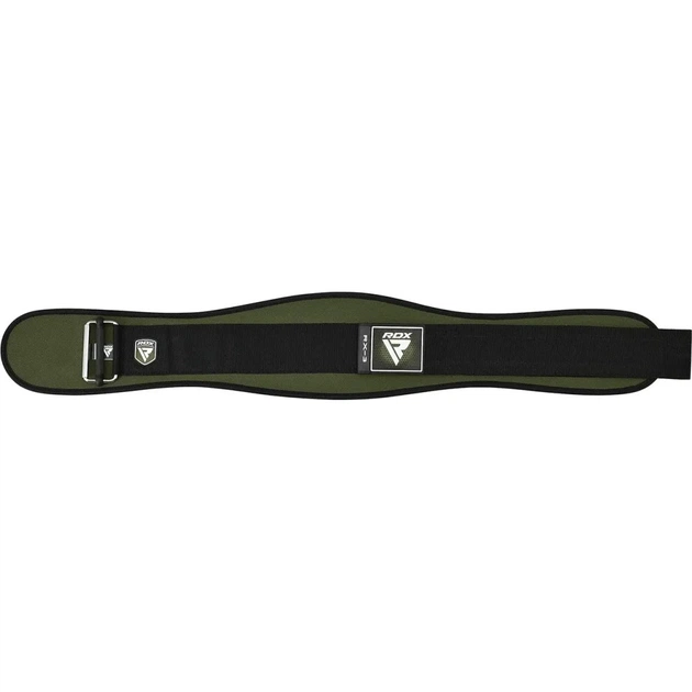 Атлетичний пояс RDX RX3 EVA Curve неопреновий Army Green L (WBE-RX3AG-L) - picture 9