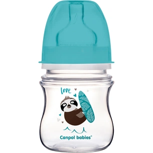 Пляшечка для годування Canpol babies EasyStart - Toys з широким отвором 120 мл (35/220_blu) зображення 1