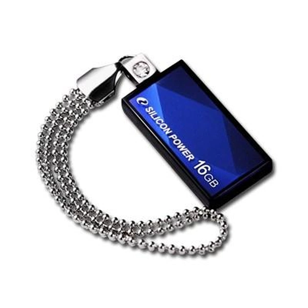 USB флеш накопичувач Silicon Power 16Gb Touch 810 blue (SP016GBUF2810V1B) - зображення 1