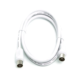 Кабель телевизионный PowerPlant AV 75 Ом, 1.5 м, white (CA911950) изображение 1