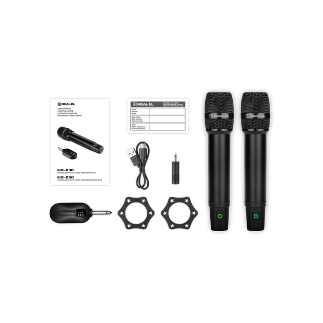 Мікрофон REAL-EL KM-850 Black (EL121900002) - picture 10