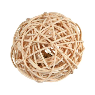 Іграшка для гризунів Trixie М'яч з ротангу з дзвіночком 4 см (4047974618226) зображення 1