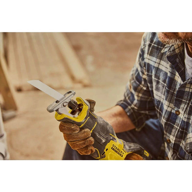 Шабельна пила Stanley FatMax безщіткова, 18ВLi-Ion, 3200 хід/хв, хід 28мм (без АКБ та ЗП) (SFMCS310B) - зображення 6