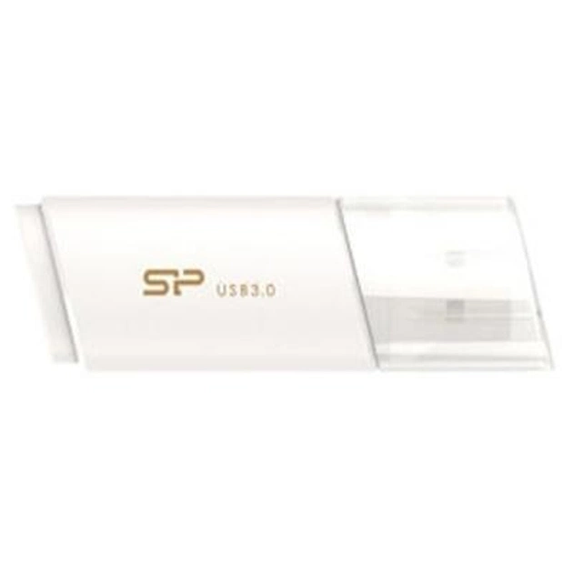 USB флеш накопичувач Silicon Power 128GB Blaze B06 White USB 3.0 (SP128GBUF3B06V1W) - зображення 1