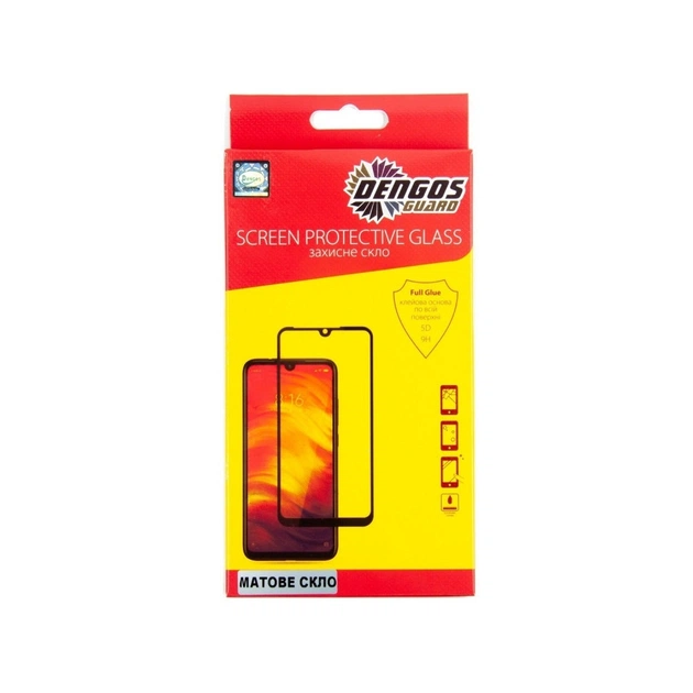 Стекло защитное Dengos Full Glue Matte Samsung Galaxy M21 (TGFG-MATT-16) - изображение 1
