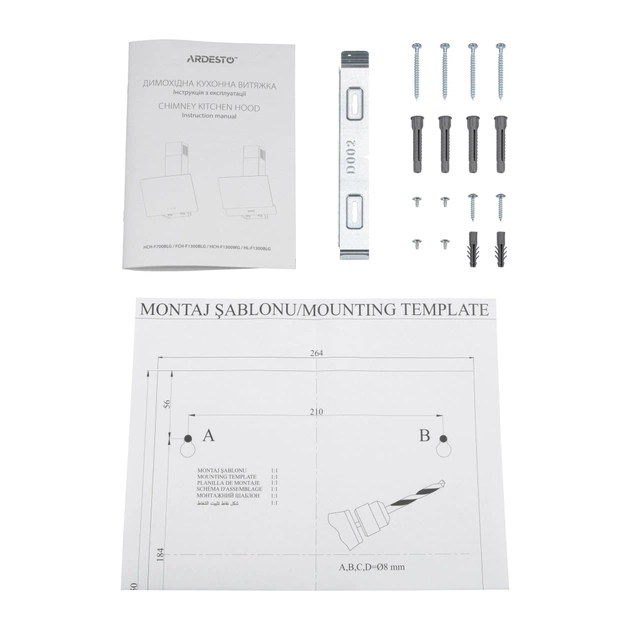 Витяжка кухонна Ardesto HCH-F1300WG - picture 11
