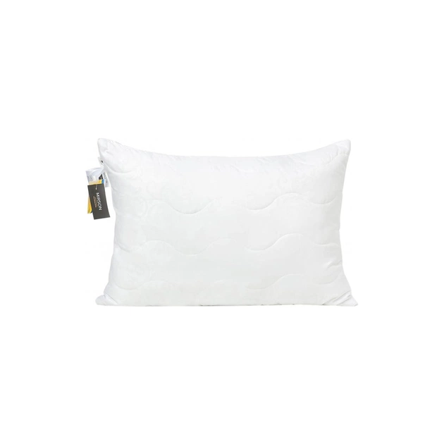 Подушка MirSon бавовняна №1624 Eco Light White Середня (2200002647335) - зображення 1