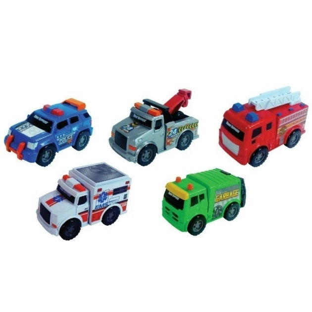 Спецтехніка Toy State Городские службы 5 шт в наборе (41401) - изображение 1