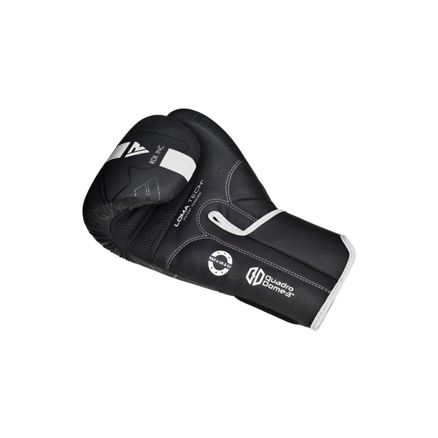 Боксерські рукавички RDX F6 Kara Matte White 8 унцій (BGR-F6MW-8OZ) - picture 3