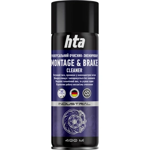 Автомобільний очисник HTA MONTAGE & BRAKE CLEANER CO2 400 мл (HTA5151) зображення 1