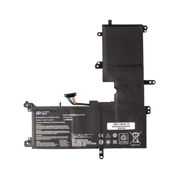 Аккумулятор для ноутбука ASUS VivoBook Flip 14 TP410UA (B31N1705) 11.52V 3653mAh PowerPlant (NB432141) - изображение 1