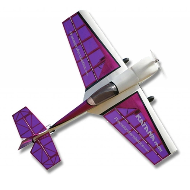 Радіокерована іграшка Precision Aerobatics Літак Katana Mini 1020мм KIT (фіолетовий) (PA-KM-PURPLE) - зображення 1