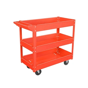 Візок вантажний Tolsen металевий 84х41х78 см на колесах, 3 піддони 74х39х9 см (80221) picture 1