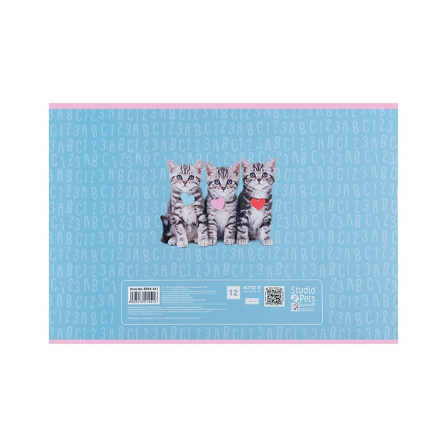 Альбом для малювання Kite Studio Pets, 12 аркушів (SP24-241) - зображення 10