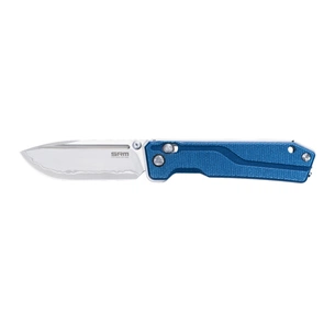 Ніж SRM Rubik 7228B 140Cr, Blue Micarta, Stonewash (7228B-ME2) зображення 1