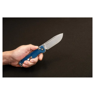 Ніж SRM Rubik 7228B 140Cr, Blue Micarta, Stonewash (7228B-ME2) зображення 1