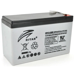 Батарея до ДБЖ Ritar 12V-7.0Ah (HR1228W) зображення 1