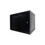 Шафа настінна Hypernet 9U 19" 600x500 (WMNC-500-9U-FLAT-BLACK) - зменшене зображення 1