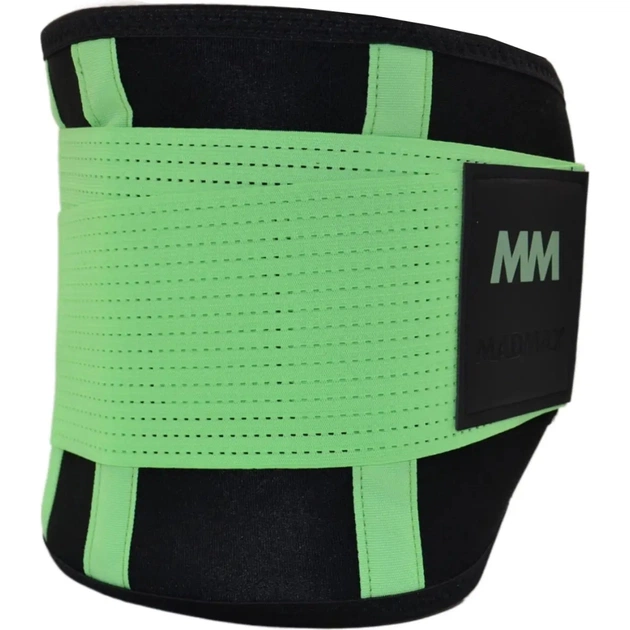 Пояс компресійний MadMax MFA-277 Slimming and Support Belt black/neon green S (MFA-277-GRN_S) - зображення 1