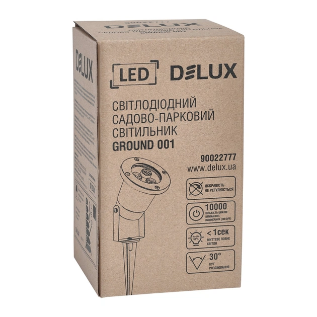 Світильник Delux GROUND 001 LED 3W 5000К 230V IP64 (90022777) - picture 3
