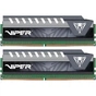 Модуль пам'яті для комп'ютера DDR4 16GB (2x8GB) 3000 MHz Viper Elite Gray Patriot (PVE416G300C5KGY) - уменьшенное изображение 1