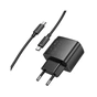Зарядний пристрій HOCO CS61A Bright 1xUSB-C PD30W + 1xUSB QC3.0 + cable USB-C to USB-C Black (6942007638449) - уменьшенное изображение 3