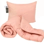 Ковдра MirSon Набір бавовняний Всесезонний №1747 Eco Light Coral 155x215 + подушка 50x70 середня (2200003710748) - уменьшенное изображение 1